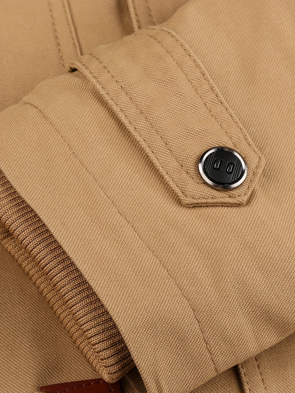 Men's Rugged Multi Pocket Fleece-Lined Hooded Jacket