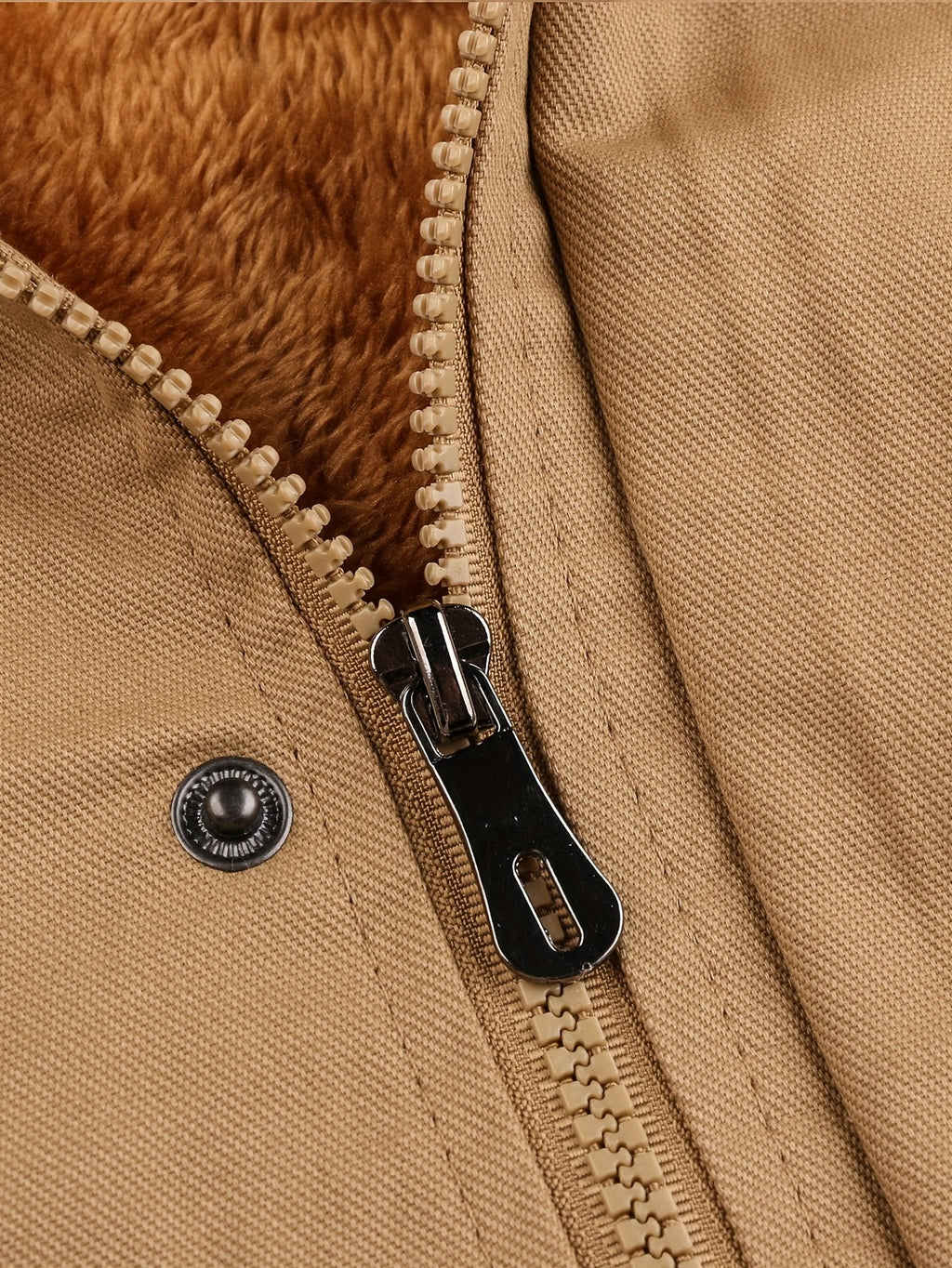 Men's Rugged Multi Pocket Fleece-Lined Hooded Jacket