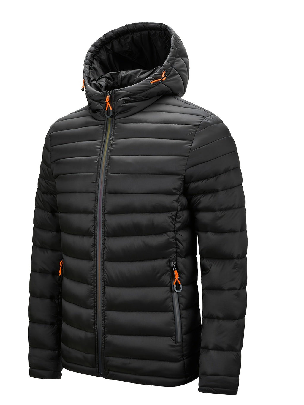 Men's Cosy Quilted Hooded Jacket