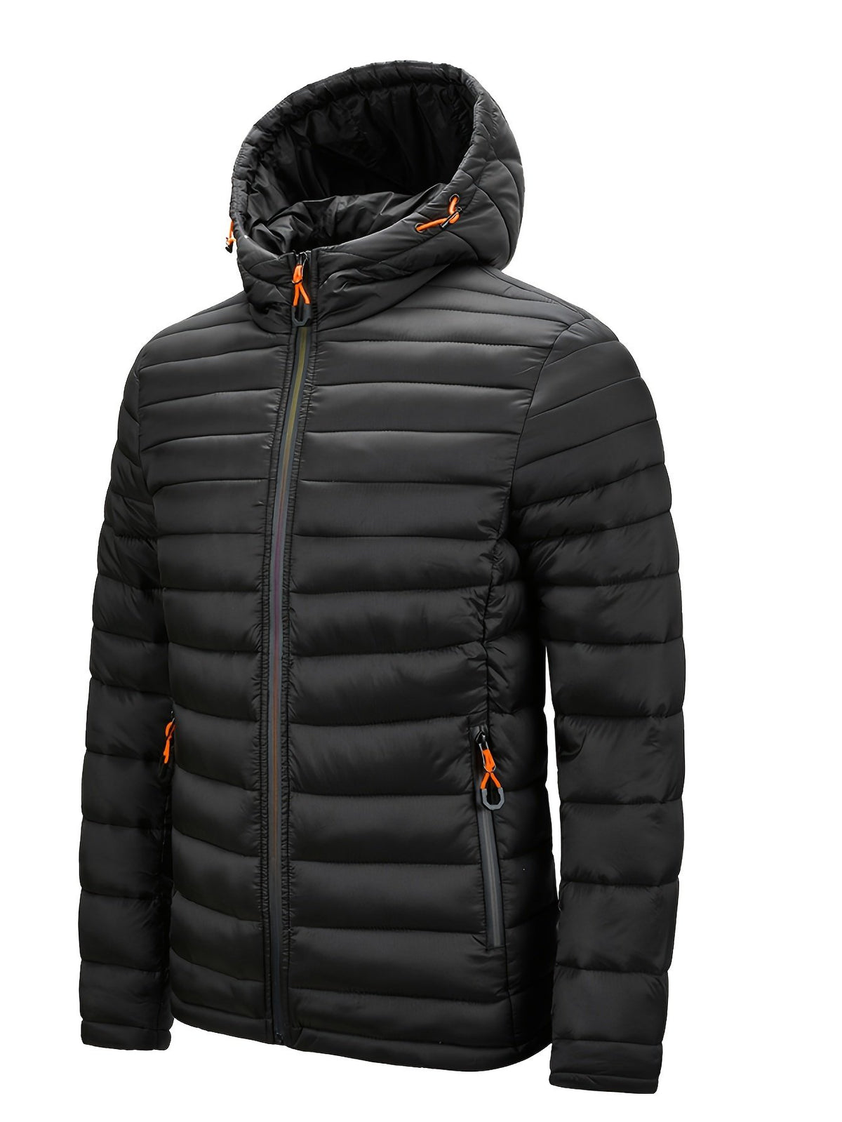 Men's Cosy Quilted Hooded Jacket