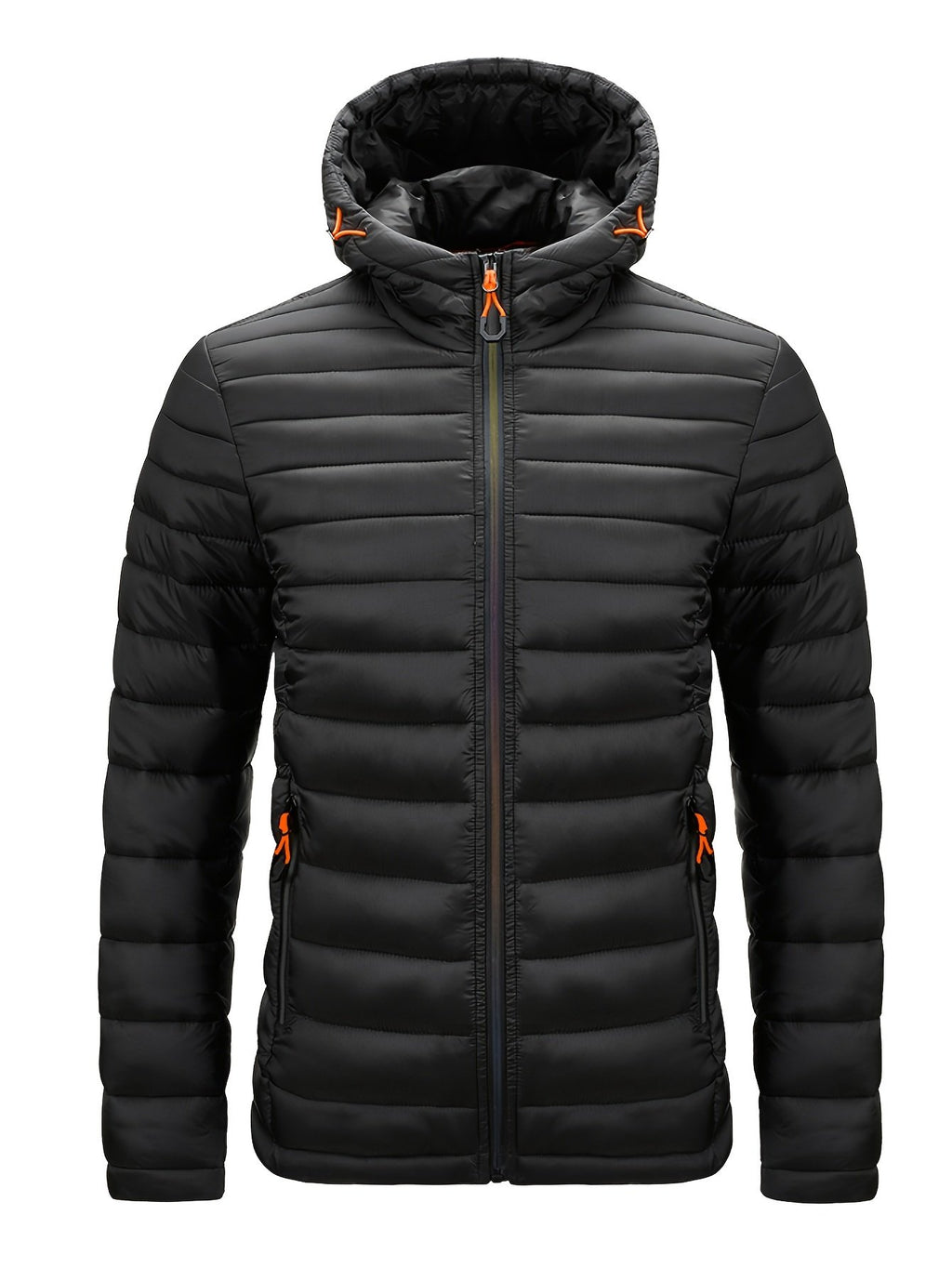 Men's Cosy Quilted Hooded Jacket