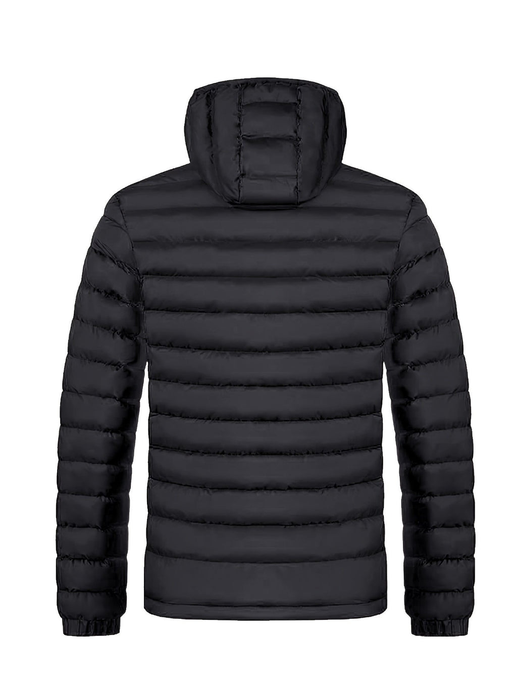 Men's Cosy Quilted Hooded Jacket