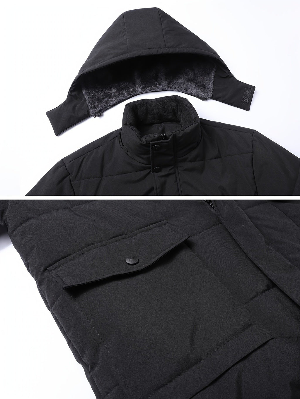 Men's Cosy Fleece-Lined Thick Coat
