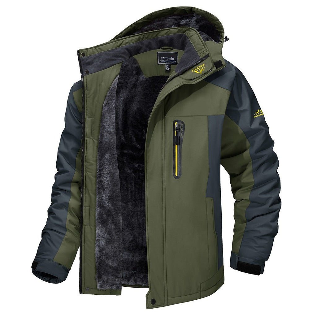 Men's Rugged Waterproof Winter Jacket