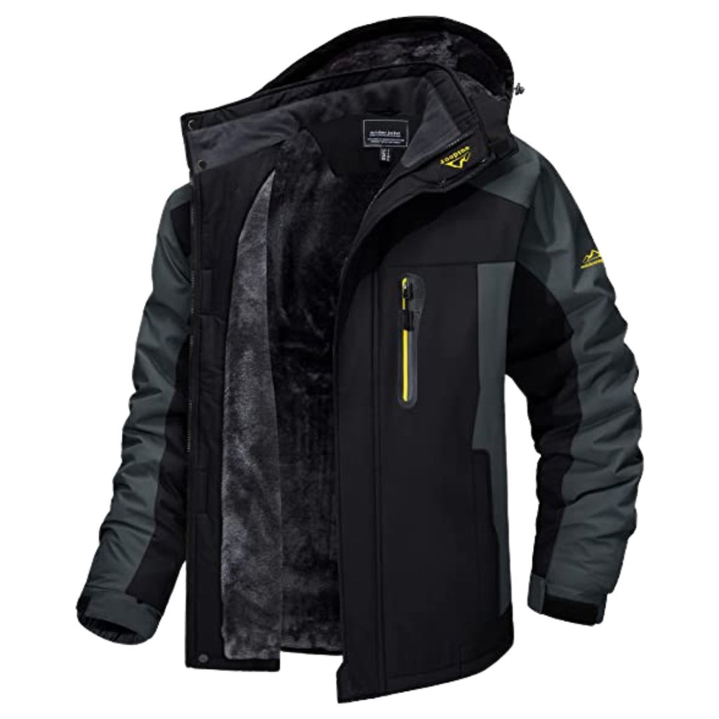 Men's Rugged Waterproof Winter Jacket