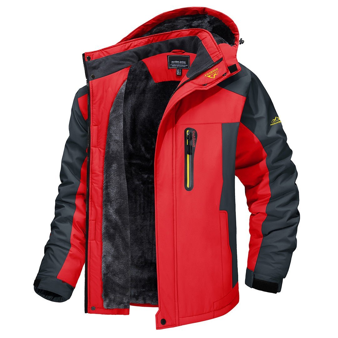 Men's Rugged Waterproof Winter Jacket