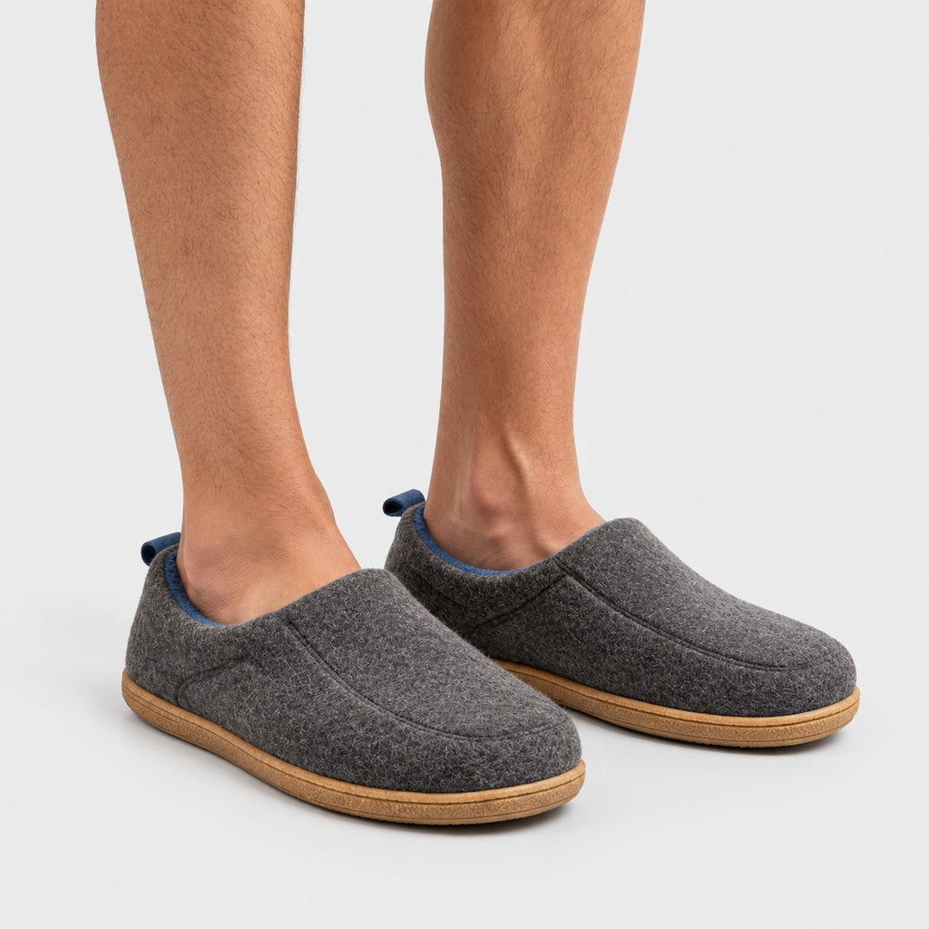 Men's Cosy Fleece-Lined Orthopedic Slippers