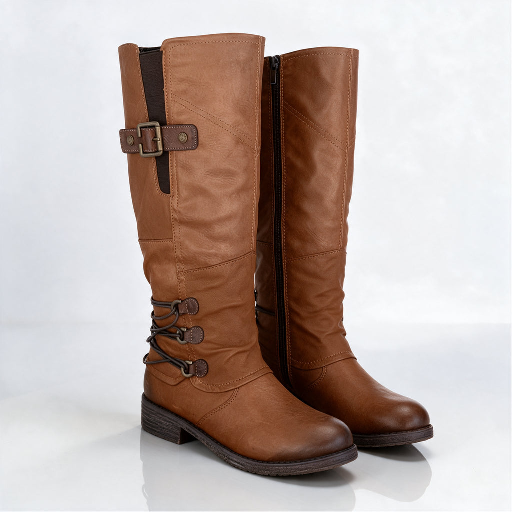 Women's Elegant Heeled Knee High Boots