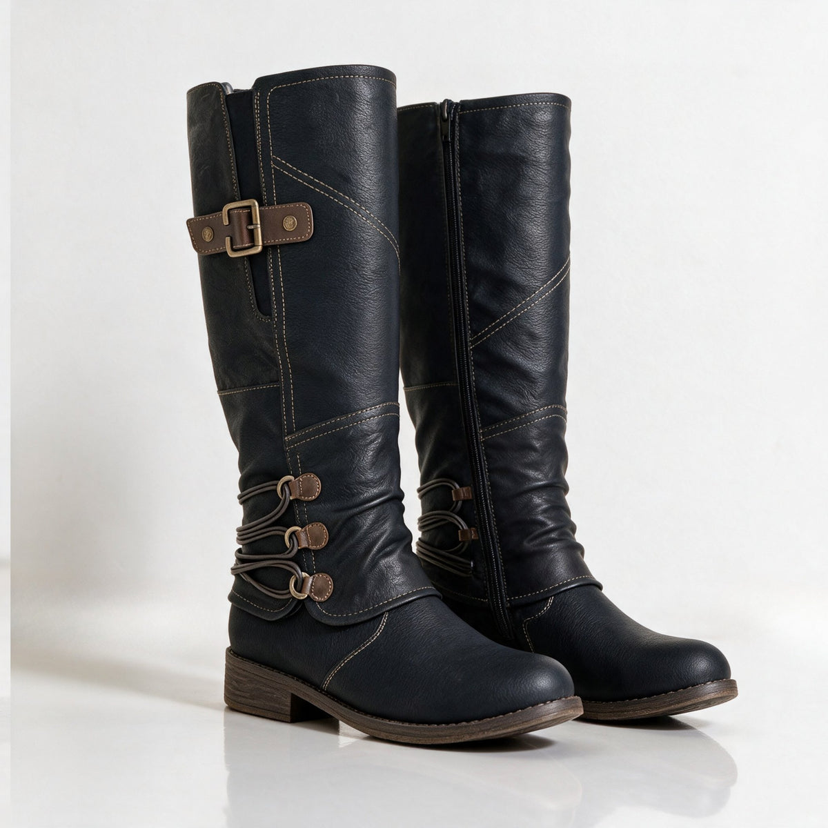 Women's Elegant Heeled Knee High Boots