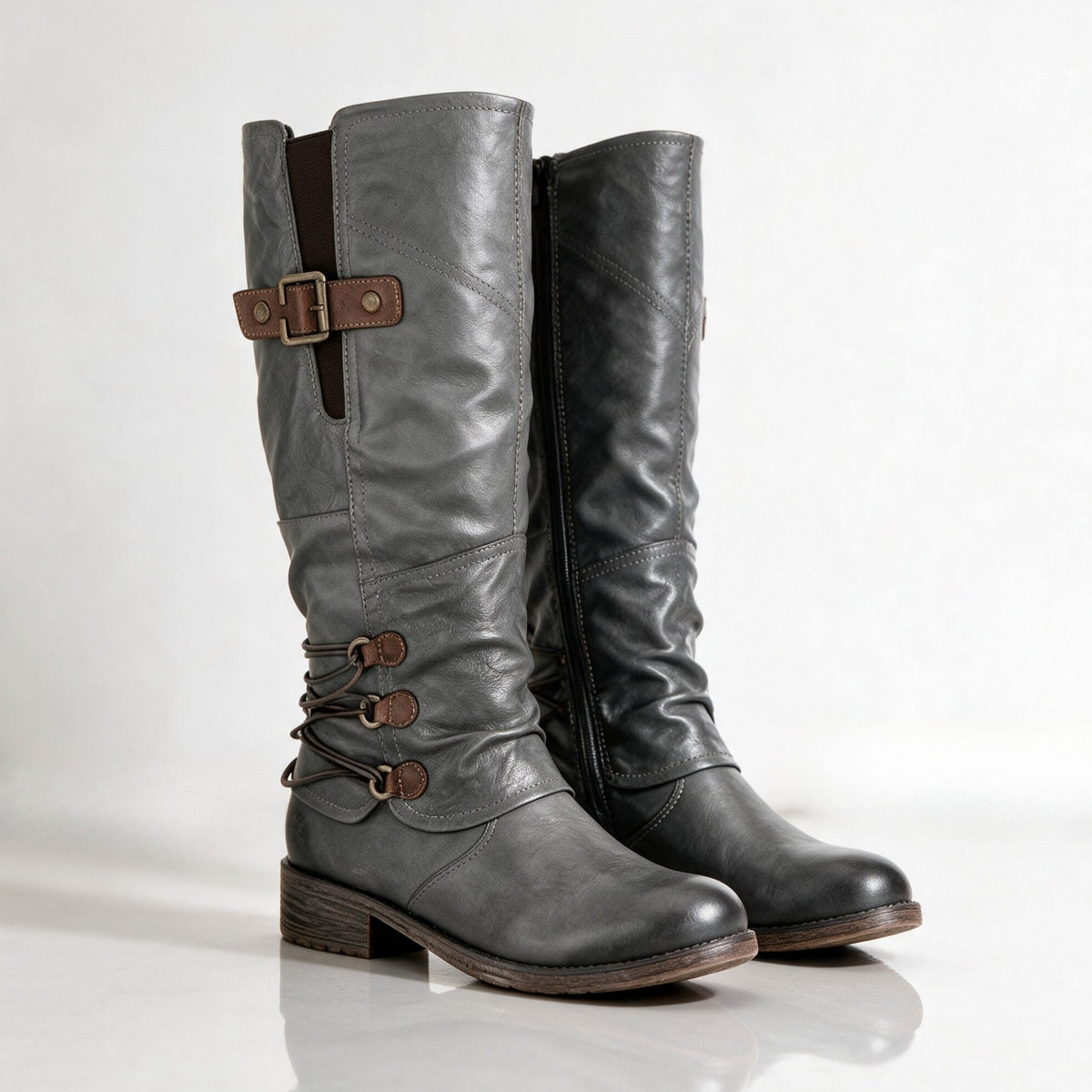 Women's Elegant Heeled Knee High Boots