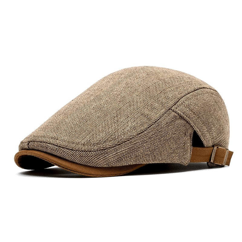 Men's Classic Herringbone Flat Cap