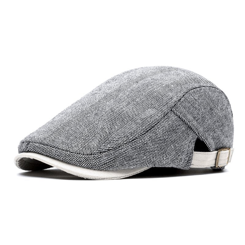Men's Classic Herringbone Flat Cap