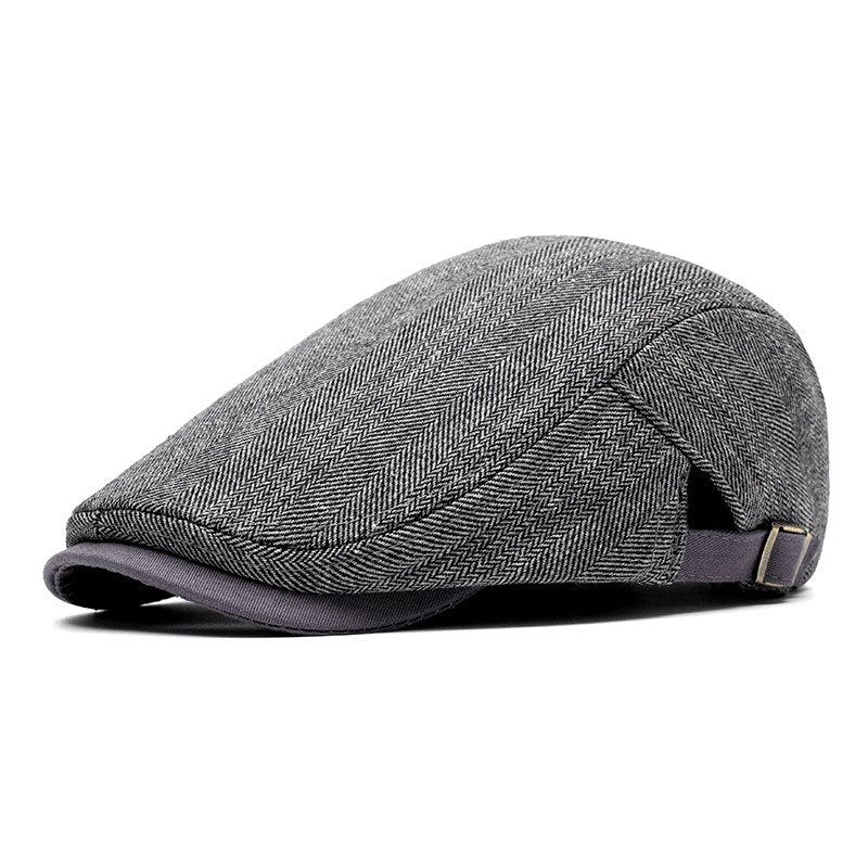 Men's Classic Herringbone Flat Cap