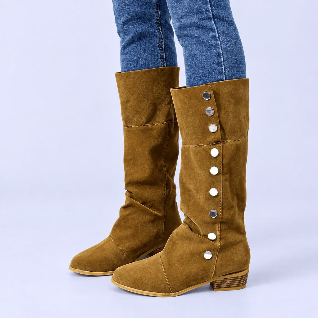 Women's Relaxed Slouch Knee High Boots