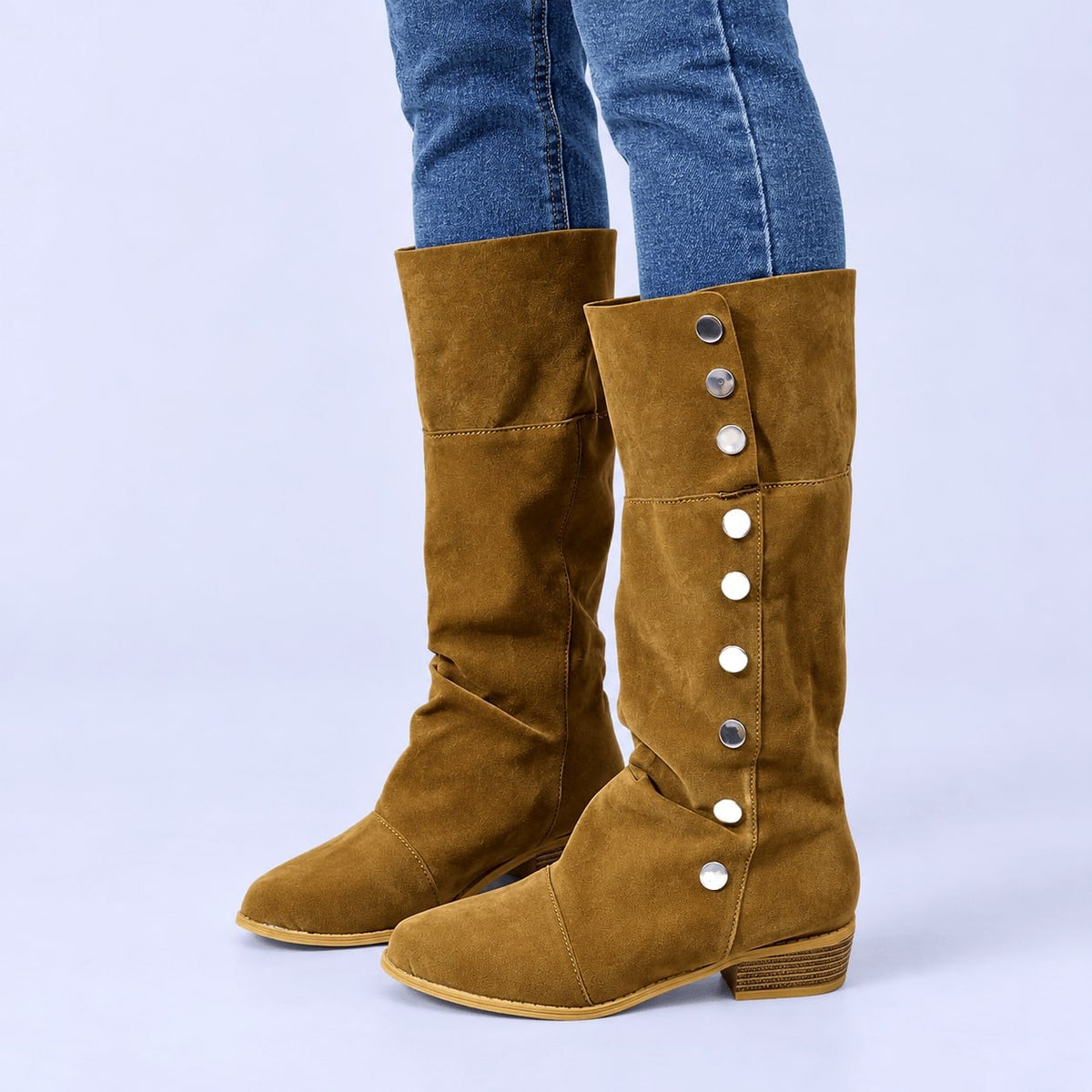 Women's Relaxed Slouch Knee High Boots