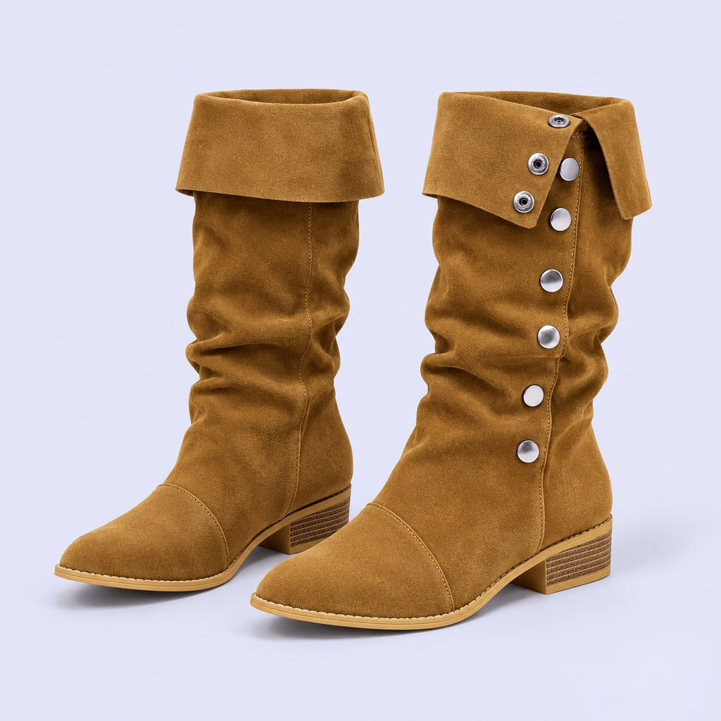 Women's Relaxed Slouch Knee High Boots