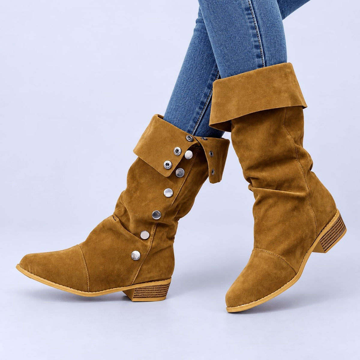 Women's Relaxed Slouch Knee High Boots