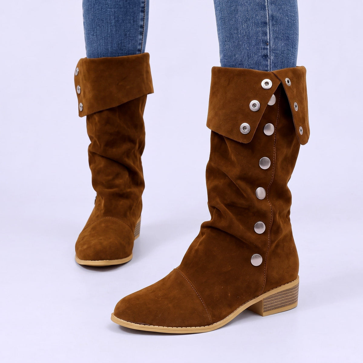 Women's Relaxed Slouch Knee High Boots