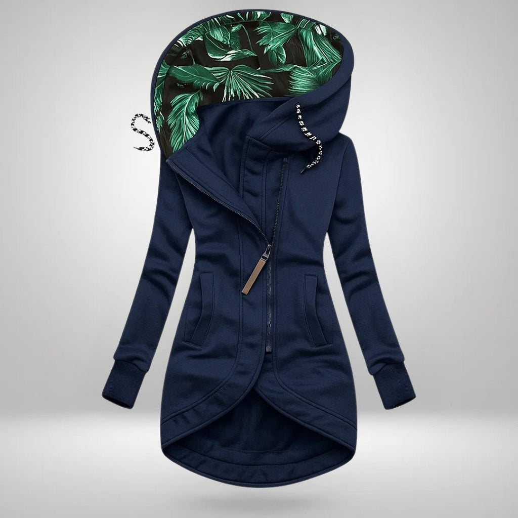 Women's Cosy Hooded Longline Quilted Coat