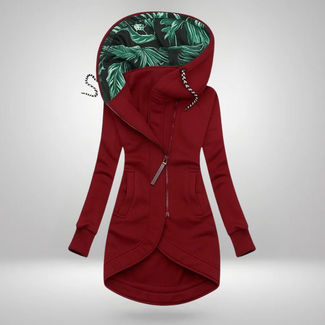 Women's Cosy Hooded Longline Quilted Coat