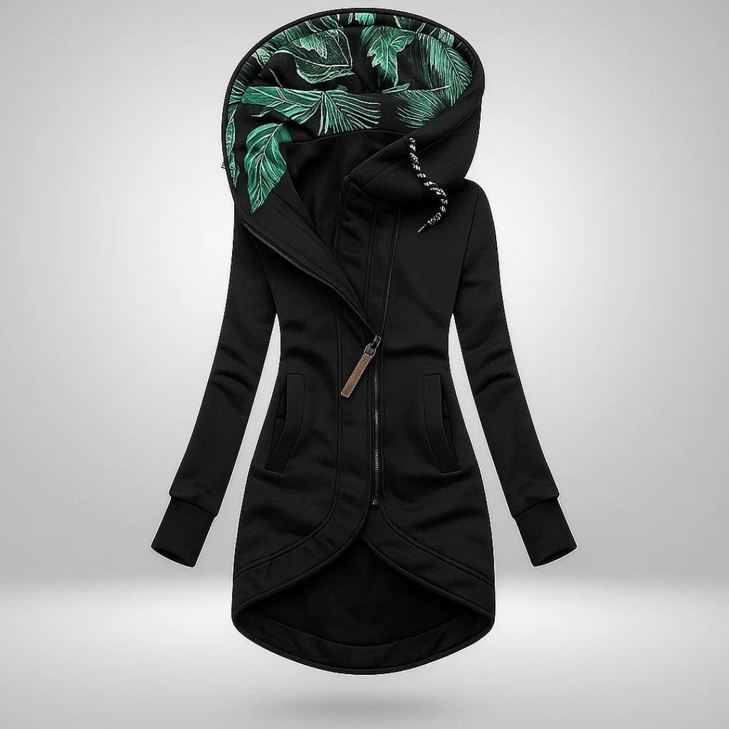Women's Cosy Hooded Longline Quilted Coat