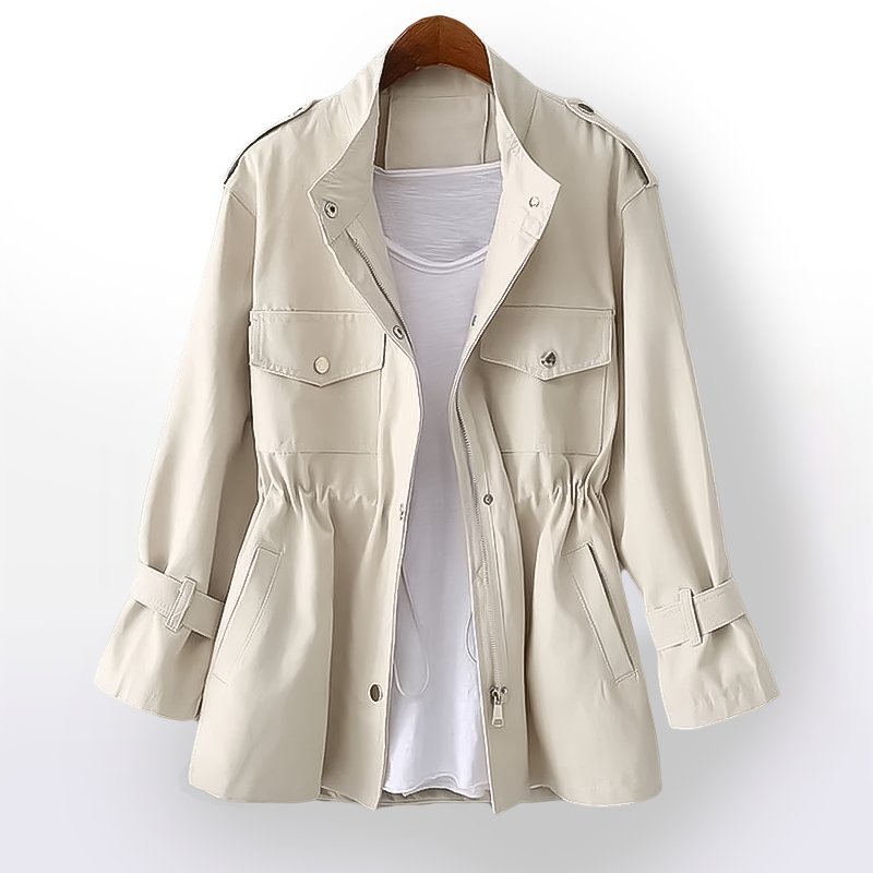 Women's Effortless Water-Repellent Trench Jacket