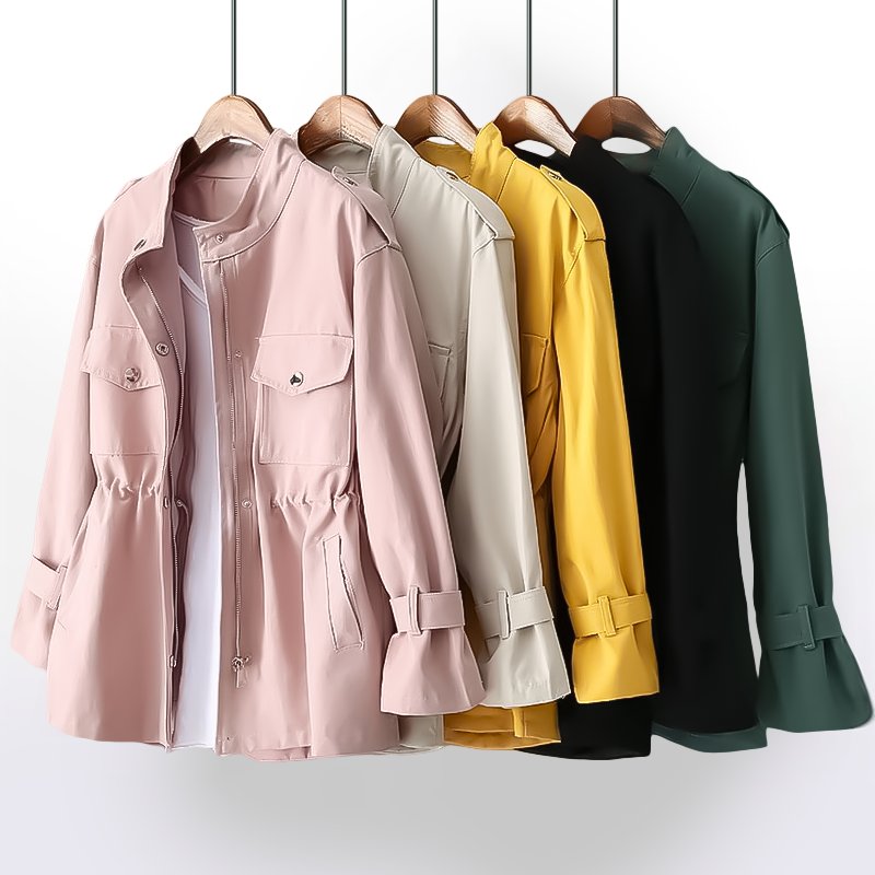 Women's Effortless Water-Repellent Trench Jacket