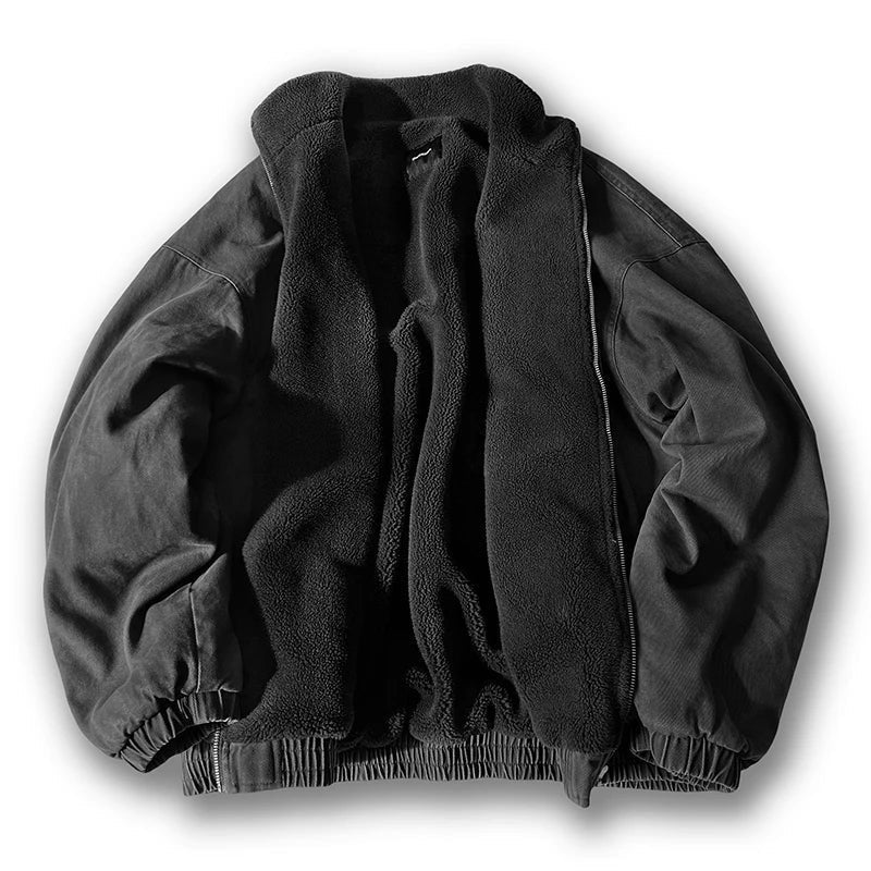 Men's Relaxed Fleece-Lined Winter Jacket