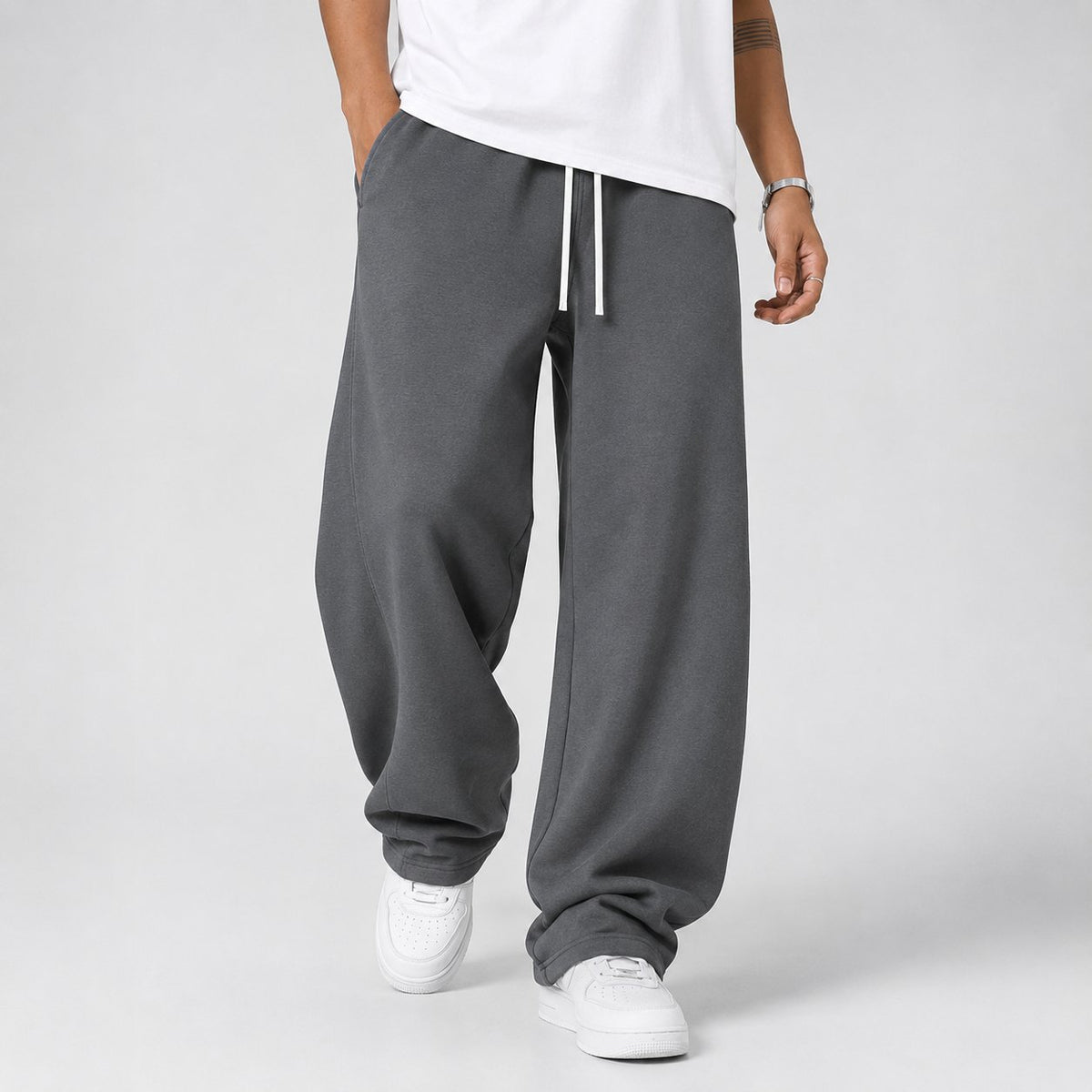 Men's Easygoing Drawstring Jogger Trousers