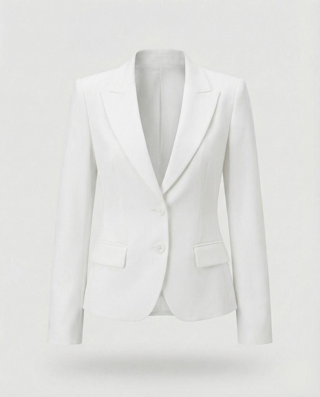 Women's Polished Peplum Notch Lapel Blazer