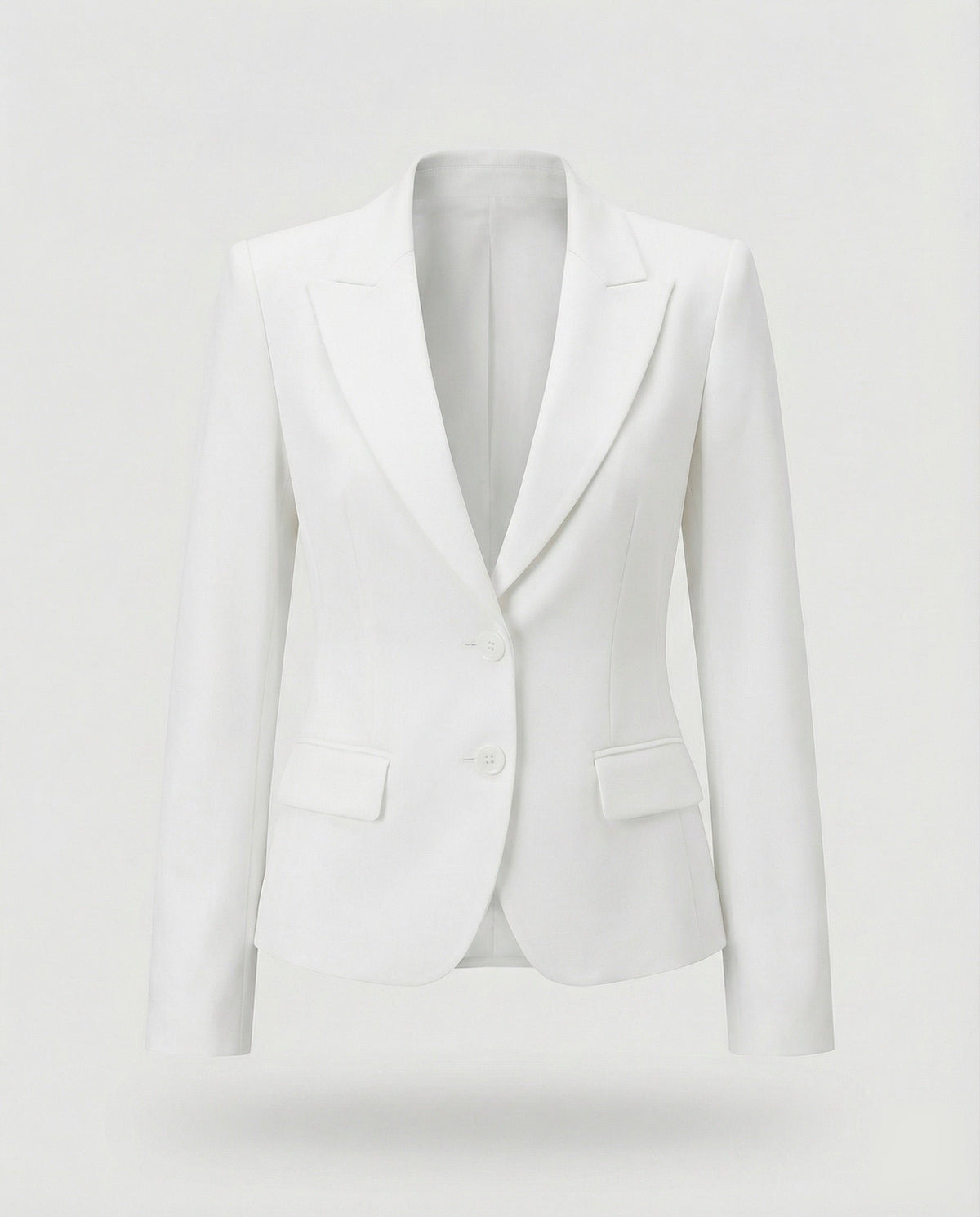 Women's Polished Peplum Notch Lapel Blazer