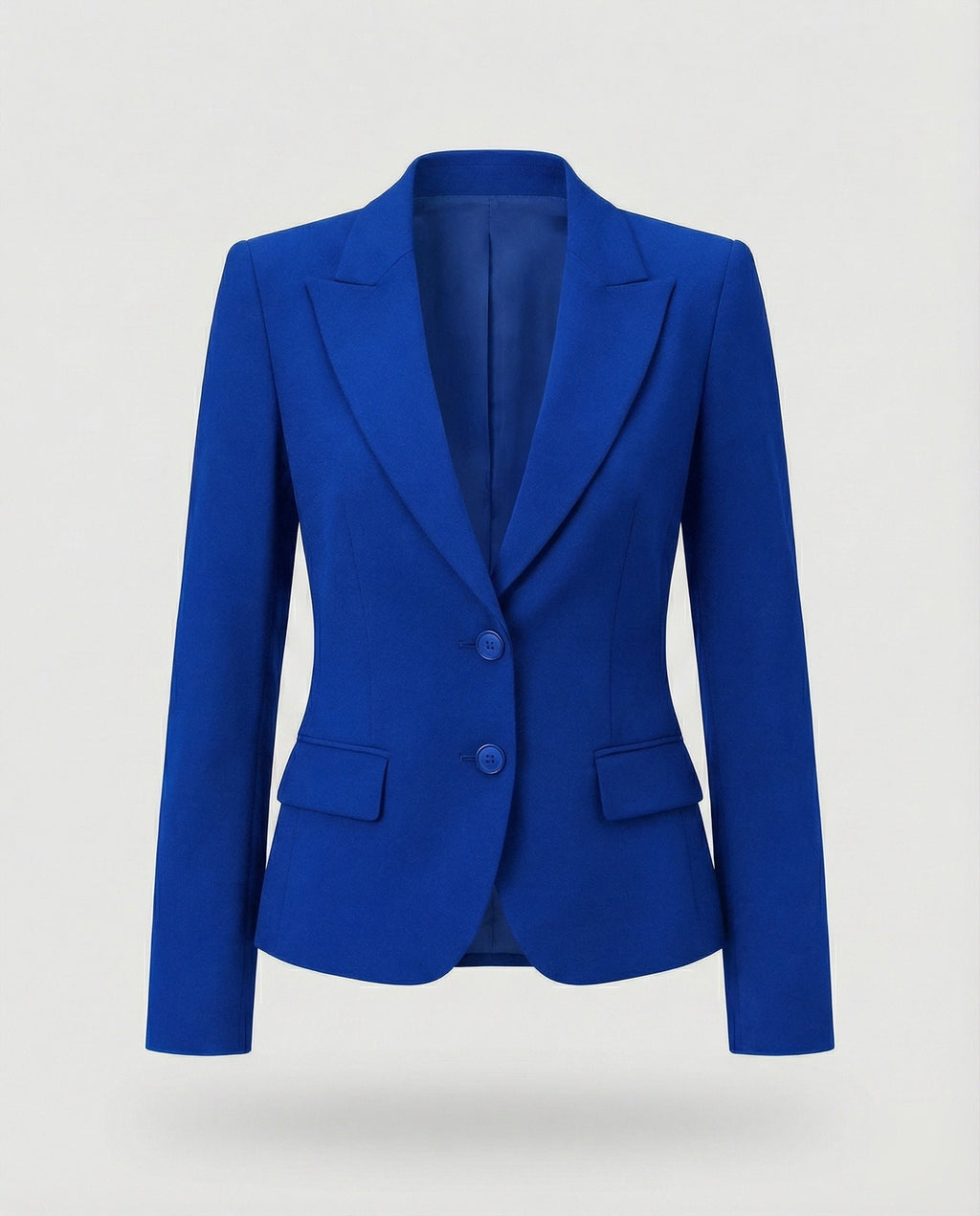 Women's Polished Peplum Notch Lapel Blazer