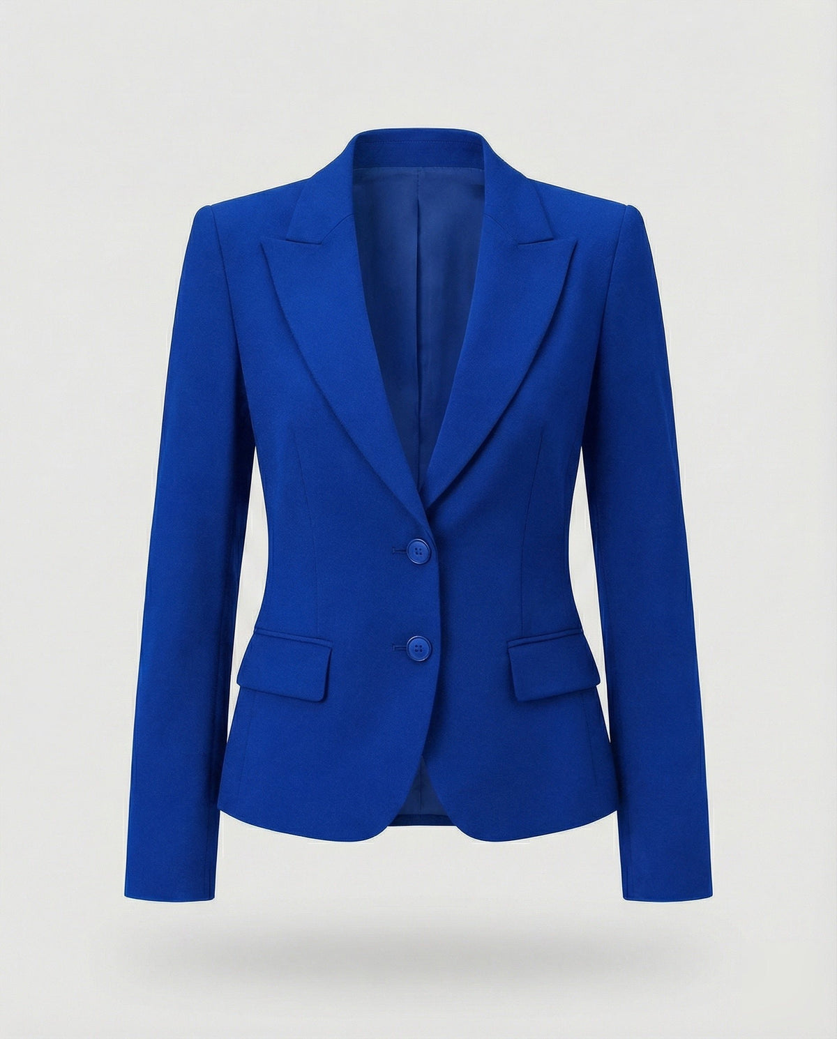 Women's Polished Peplum Notch Lapel Blazer