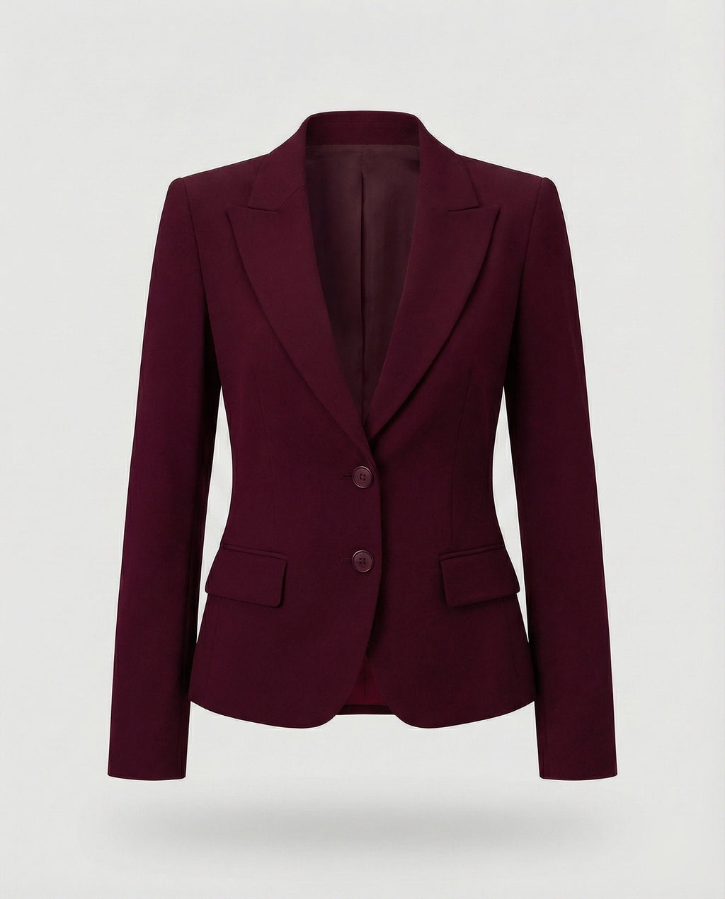 Women's Polished Peplum Notch Lapel Blazer
