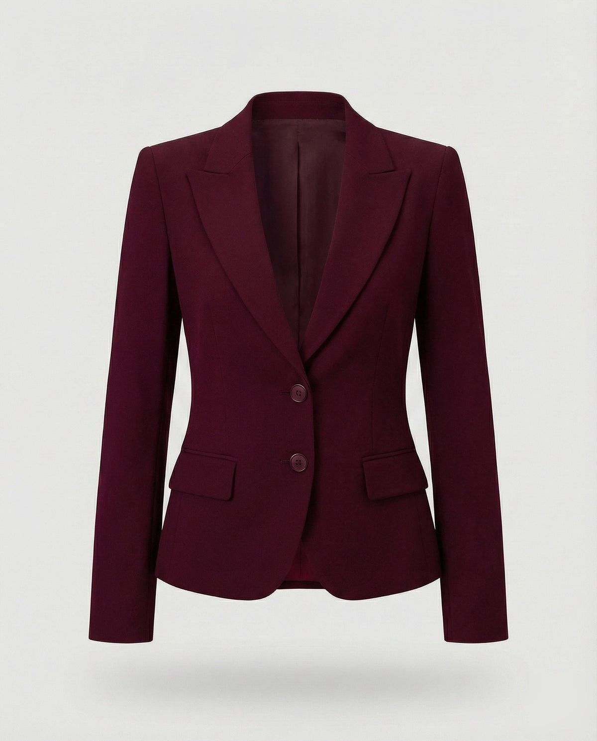 Women's Polished Peplum Notch Lapel Blazer