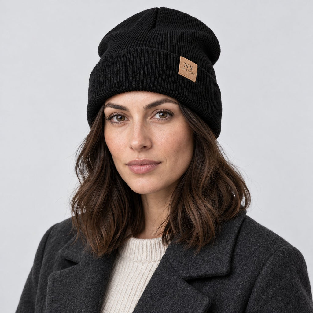 Women's Cosy Slouchy Cuffed Beanie