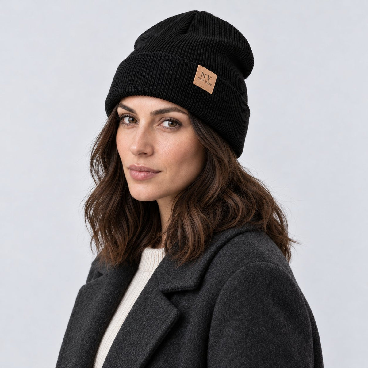 Women's Cosy Slouchy Cuffed Beanie