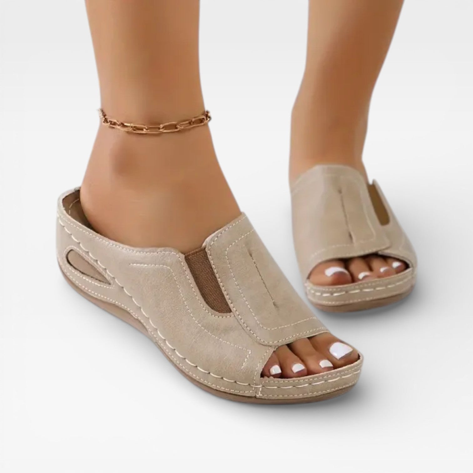 Women’s Casual Summer Sandals – Easy Slip-On Fit