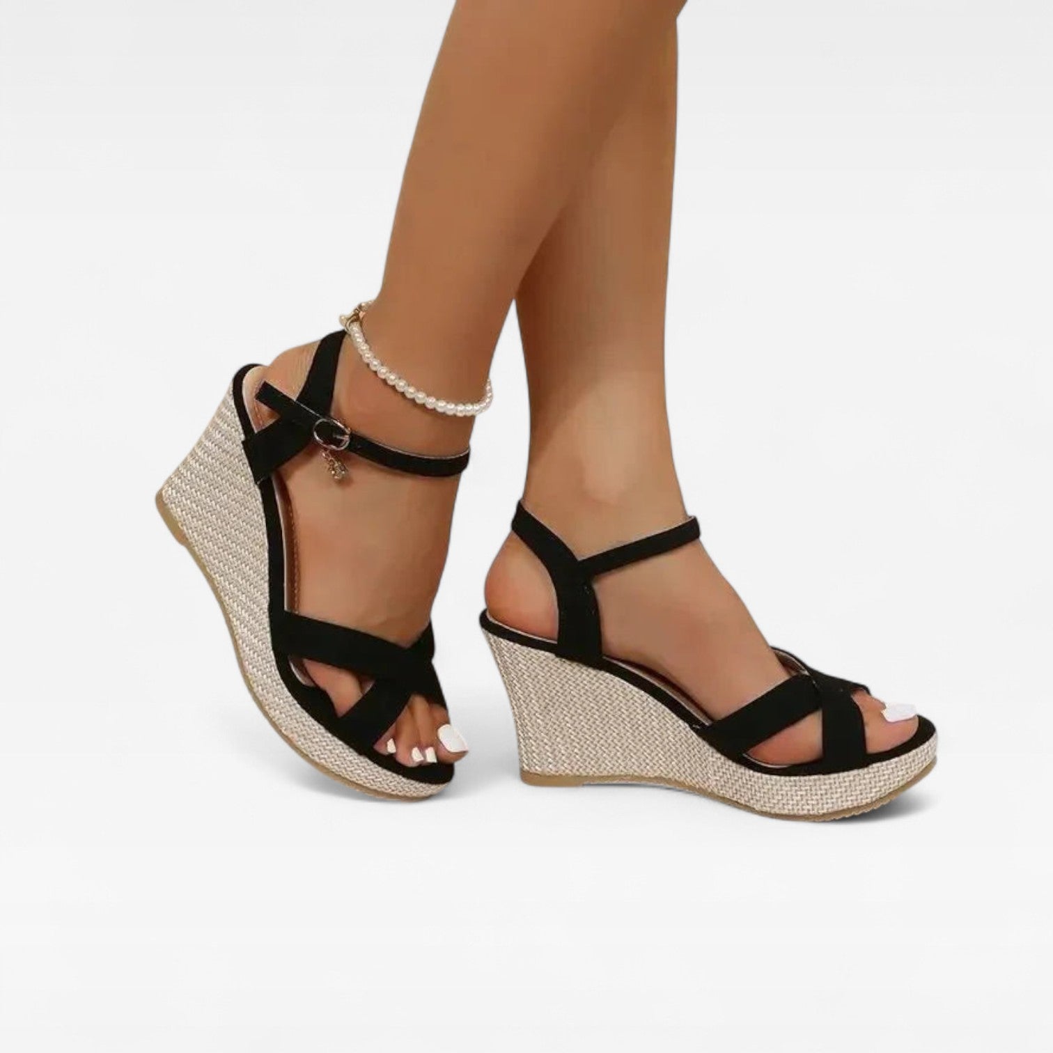 Women’s Summer Sandals – Espadrille Wedge Platform Heels
